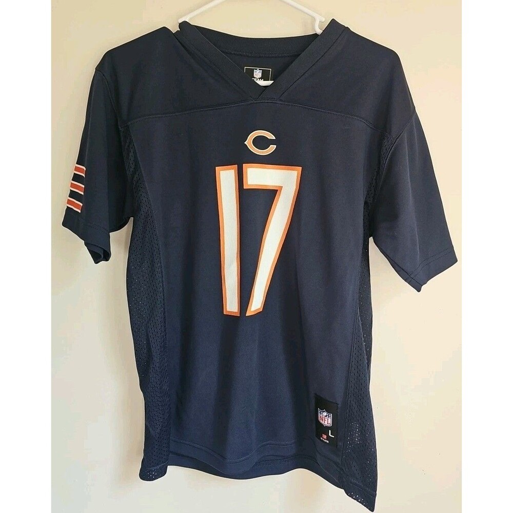 Youth Large NFL Team Apparel Chicago Bears #17 Alshon Jeffery Jersey Women Small